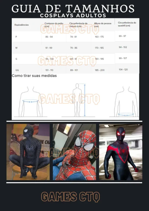 Cosplay Homem Aranha Clássico Adulto Completo Com Faceshell - imagem 2