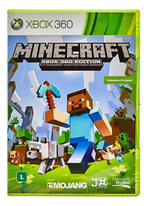 Minecraft Standard Edition Xbox 360 Físico Jogo De Aventura - imagem 1