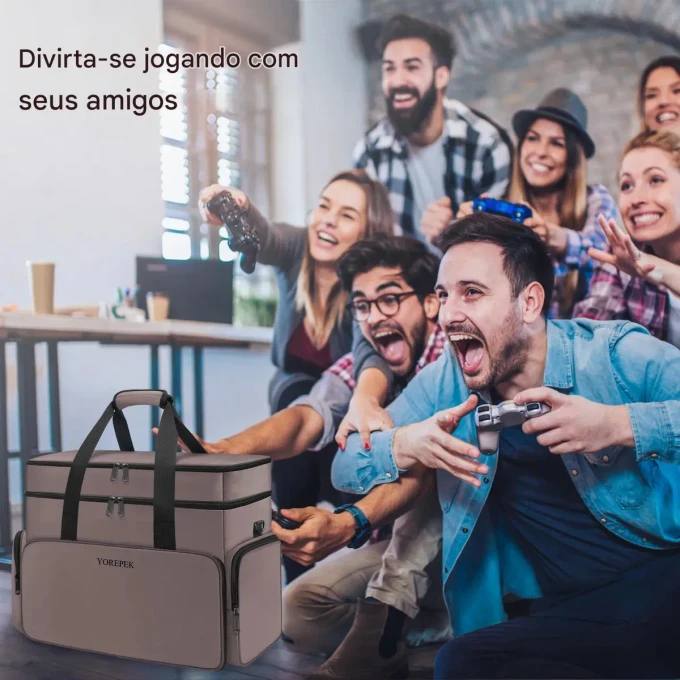 Bolsa De Transporte Para Ps5 E Ps5 Pro, Grande - imagem 4