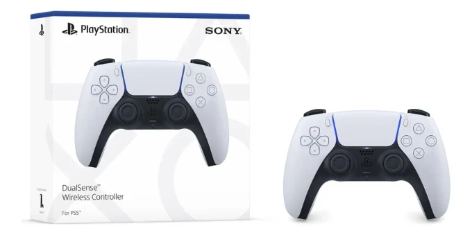 Controle Joystick Sem Fio Sony Playstation Dualsense Branco - imagem 7