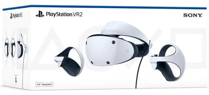 PlayStation VR 2 PS5 headset de realidade virtual branco - imagem 2