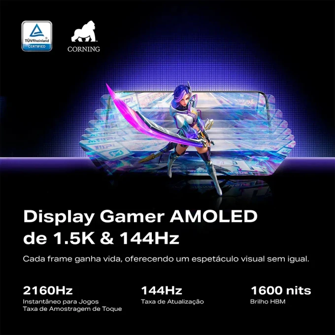 Smartphone Gamer Infinix GT30 PRO 5G - 12GB RAM 256GB Câmera - imagem 6