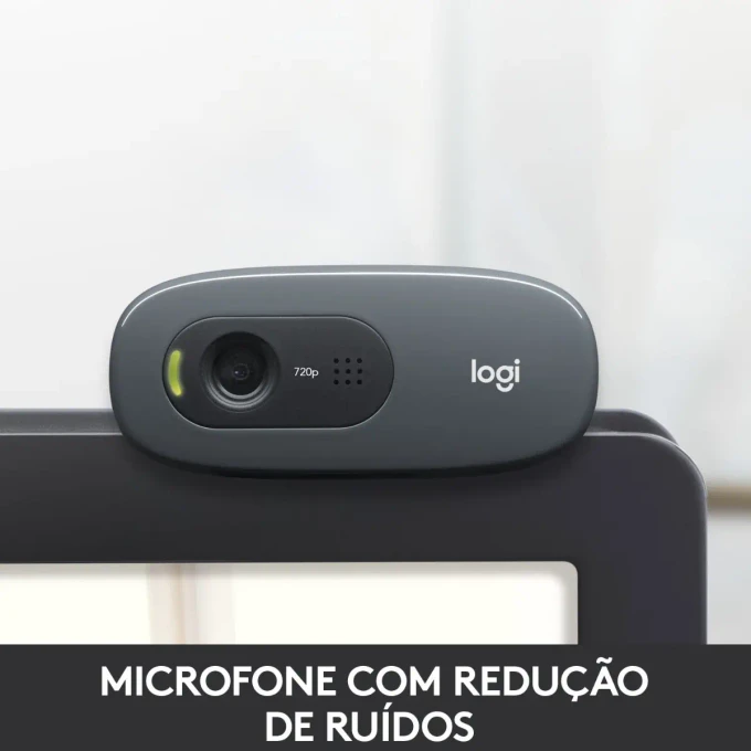 Webcam HD Logitech C270 com Microfone Embutido HD - imagem 3