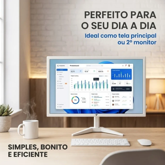Monitor 23 Polegadas Led Hdmi Vga 1920 X 1080 Segunda Tela - imagem 4