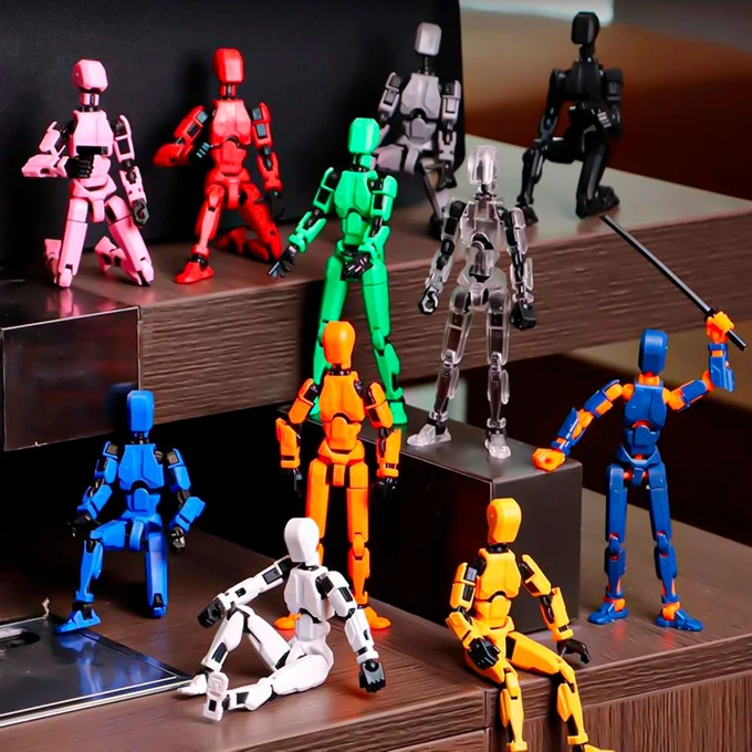 Boneco Action Figure Motion Bot Dummy Luck 13 - imagem 4