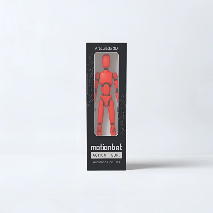 Boneco Action Figure Motion Bot Dummy Luck 13 - imagem 5
