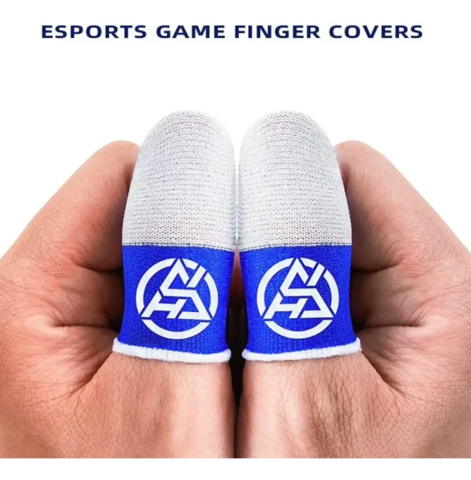 1 Par Luvinha De Dedo Gamer Ahero Fibra De Prata Anti-suor - imagem 4