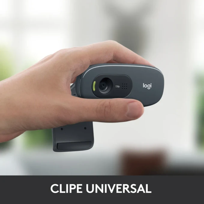 Webcam HD Logitech C270 com Microfone Embutido HD - imagem 5