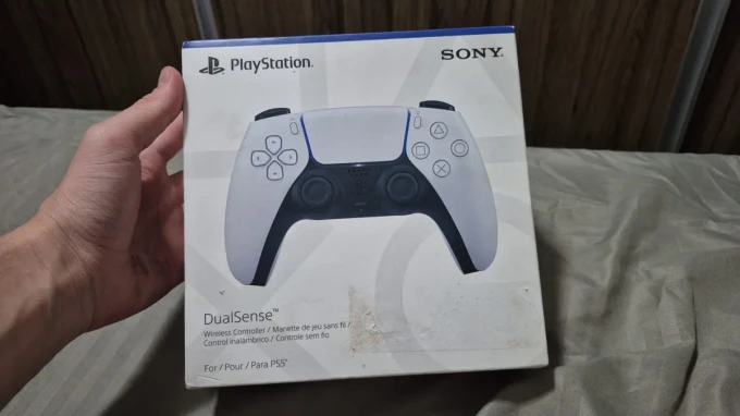 Controle Joystick Sem Fio Sony Playstation Dualsense Branco - imagem 2