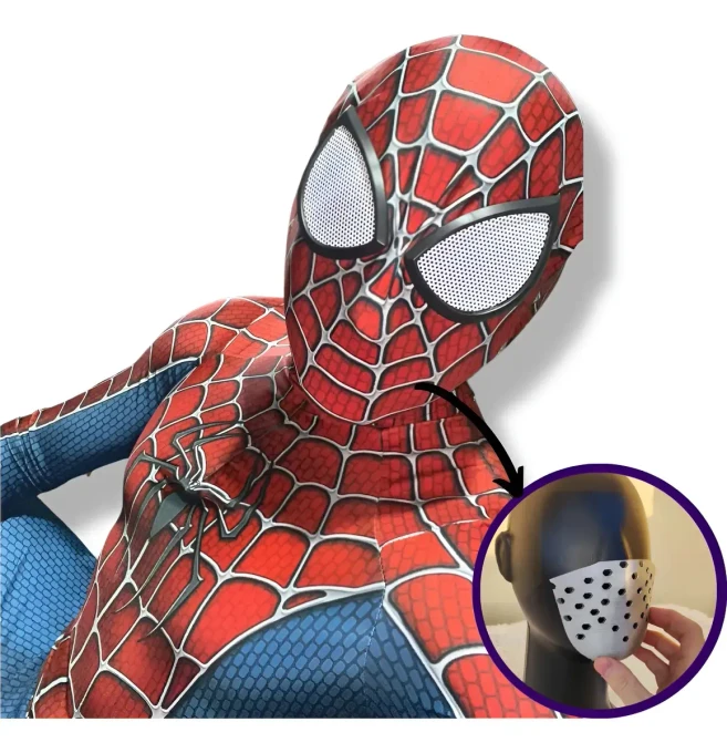 Cosplay Homem Aranha Clássico Adulto Completo Com Faceshell - imagem 1